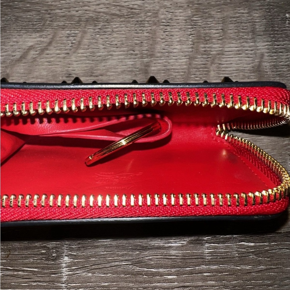 Christian Louboutin Key Pouch and Gold Key Ring - Picture 9 of 12